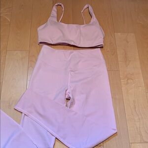 Pink Sports Bra and Leggings Set  Butter soft